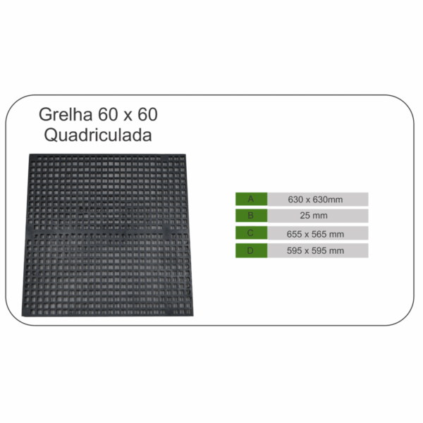 GRELHA QUADRICULADA - Image 2