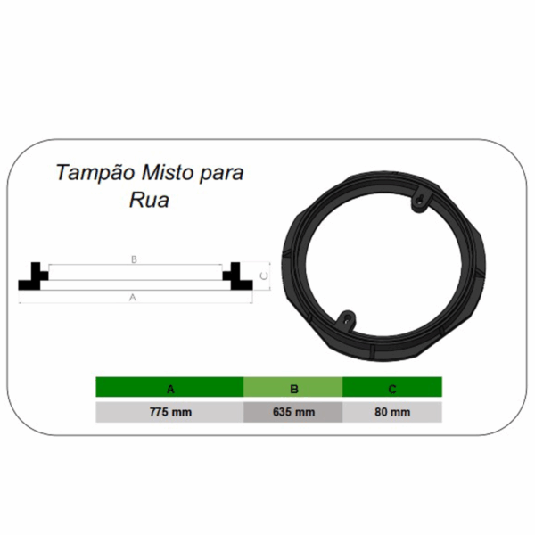 TAMPÃO MISTO PARA RUA - Image 2