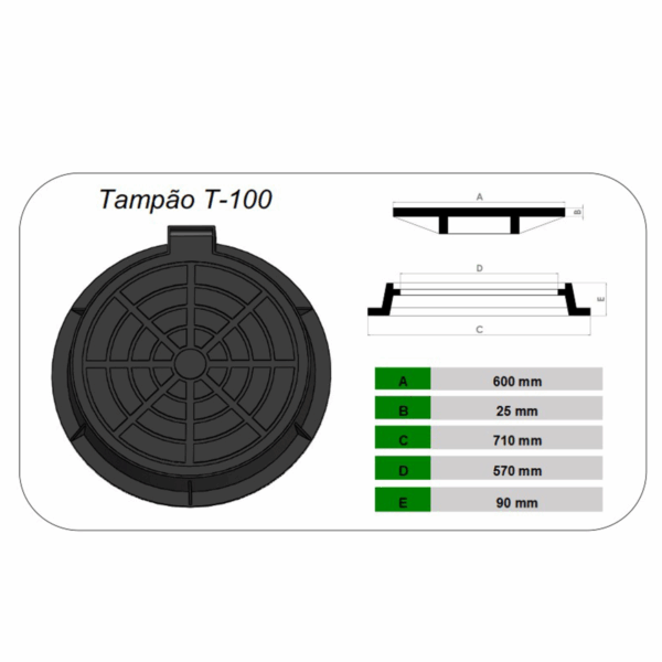 TAMPÃO T100 - Image 2