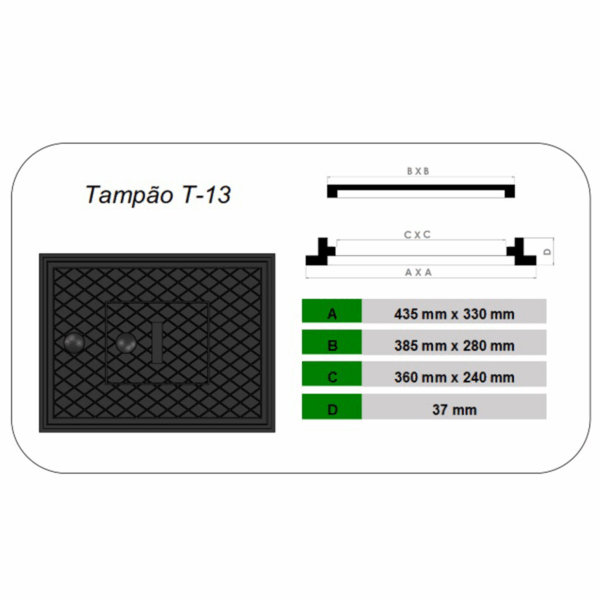 TAMPÃO T-13 HIDRÔMETRO - Image 2